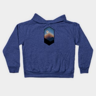 Moonset Cube Kids Hoodie